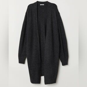 H&M Long Wool Blend Cardigan